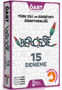 İsem Yayıncılık 2016 ÖABT Türk Dili ve Edebiyatı Öğretmenliği Berceste Tamamı Çözümlü 15 Deneme Sınavı