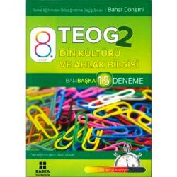 Başka Yayıncılık 8. Sınıf TEOG 2 Din Kültürü ve Ahlak Bilgisi Bambaşka 15 Deneme
