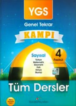 Kampüs YGS Sayısal Tüm Dersler Genel Tekrar Kitabı 4 Fasikül