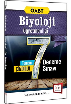 657 Yayınları 2016 ÖABT Biyoloji Öğretmenliği Tamamı Çözümlü 7 Deneme Sınavı