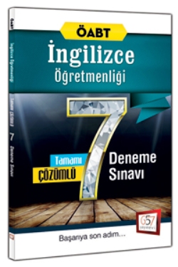 657 Yayınları 2016 ÖABT İngilizce Öğretmenliği Tamamı Çözümlü 7 Deneme Sınavı