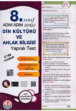 Işıklı Adım Adım 8. Sınıf Din Kültürü ve Ahlak Bilgisi Yaprak Test