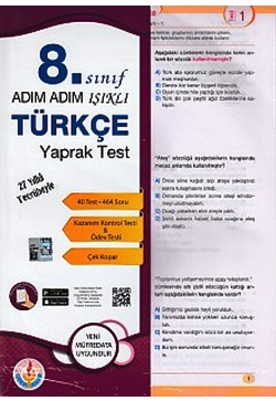 Işıklı Adım Adım 8. Sınıf Türkçe Yaprak Test