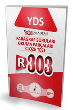 Pelikan İngilizce YDS R-303 Paragraf Soruları Okuma Parçaları Cloze Test