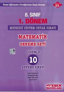 Esen 8. Sınıf 1. Dönem TEOG Matematik Çözümlü 10 Deneme Sınavı