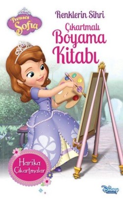 Prenses Sofia - Renklerin Sihri Çıkartmalı Boyama Kitabı