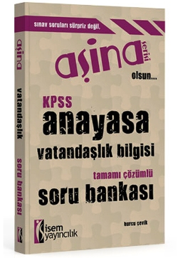 İsem Yayınları 2016 AŞİNA Vatandaşlık Tamamı Çözümlü Soru Bankası