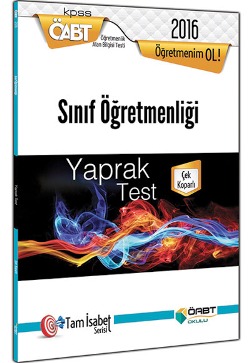 ÖABT Okulu 2016 ÖABT Sınıf Öğretmenliği Yaprak Test