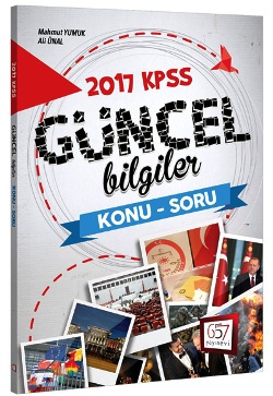 657 Yayınları 2017 KPSS Güncel Bilgiler Konu Soru