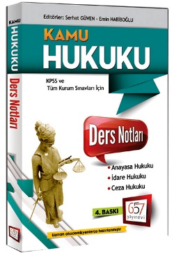 657 Yayınları 2016 KPSS A Kamu Hukuku Ders Notları