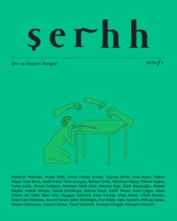 Şerhh Şiir ve Eleştiri Dergisi Sayı 1 (2015)