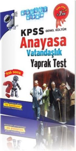 Akıllı Adam 2017 KPSS Genel Kültür Anayasa Vatandaşlık Yaprak Test