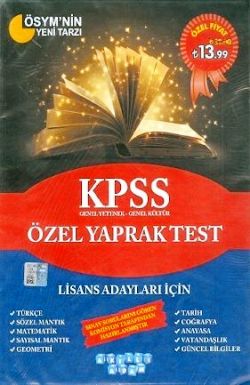 Akıllı Adam KPSS Genel Kültür Genel Yetenek Özel Yaprak Test