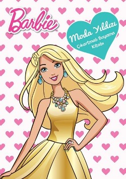 Barbie Moda Yıldızı Çıkartmalı Boyama Kitabı