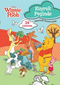 Winnie Kuyruk Peşinde Çıkartmalı Boyama Kitabı