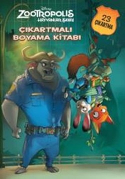 Disney Zootropolis Hayvanlar Şehri - Çıkartmalı Boyama Kitabı