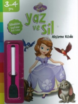 Yaz ve Sil Alıştırma Kitabı- Prenses Sofia