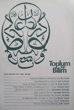 Toplum ve Bilim Sayı : 030