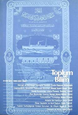 Toplum ve Bilim Sayı : 039