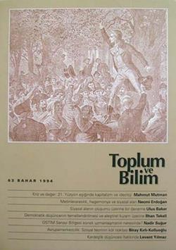 Toplum ve Bilim Sayı : 063