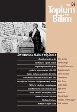 Toplum ve Bilim Sayı :107 (Şubat 2007)