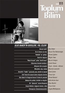 Toplum ve Bilim Sayı :111 (Mart 2008)