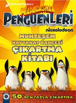 Madagaskar Penguenleri - Muhteşem Hayvanat Bahçesi Çıkartma Kitabı