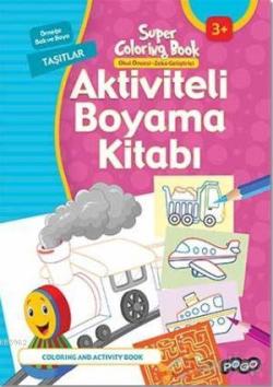 Aktiviteli Boyama Kitapları Taşıtları