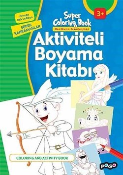 Aktiviteli Boyama Kitabı - Süper Kahramanlar