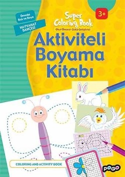 Aktiviteli Boyama Kitabı - Hayvanat Bahçesi