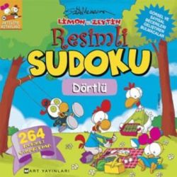 Limon ile Zeytin Resimli Sudoku Dörtlü