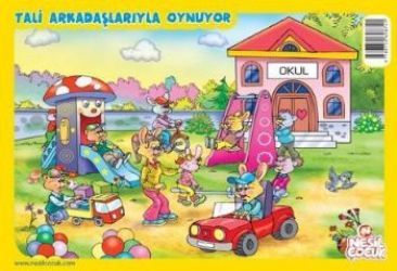 Tali Arkadaşlarıyla Oynuyor