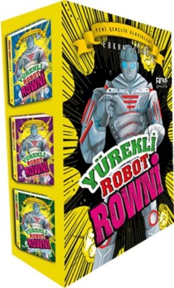 Yürekli Robot Rowni (3 Kitap Set)