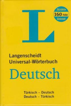 Langenscheidt Universal-Worterbuch Türkisch Türkisch-Deutsch / Deutsch-Türkisch