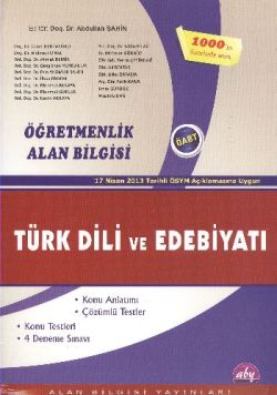 Öğretmenlik Alan Bilgisi - Türk Dili ve Edebiyatı - ÖABT