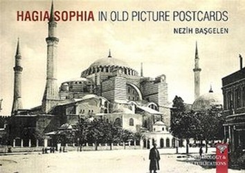 Hagia Sophia in Old Picture Postcard