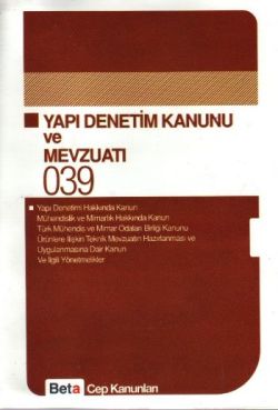 Yapı Denetimi Kanunu ve Mevzuatı 039