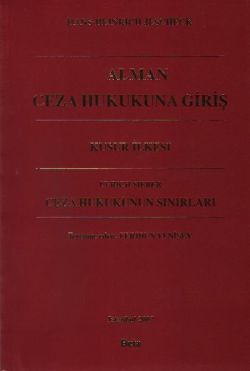 Alman Ceza Hukukuna Giriş - Ceza Hukukunun Sınırları