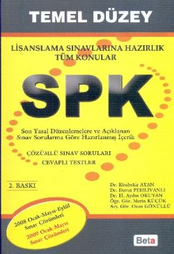 SPK Temel Düzey Lisanslama Sınavlarına Hazırlık Tüm Konular