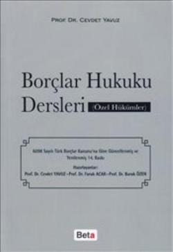 Borçlar Hukuku Dersleri (Özel Hükümler)