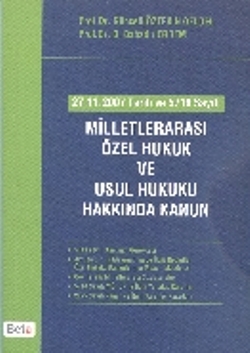 Milletlerarası Özel Hukuk ve Usul Hukuku Hakkında Kanun