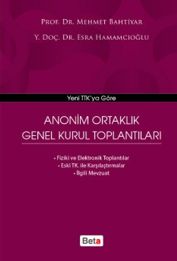 Anonim Ortaklık Genel Kurul Toplantıları