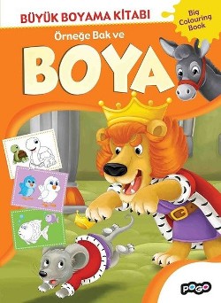 Örneğe Bak ve Boya - Büyük Boyama Kitabı 3