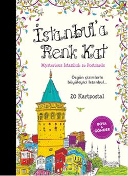 İstanbul'a Renk Kat 20 Kartpostal