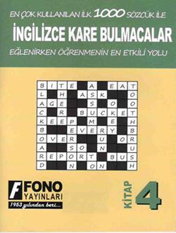 İngilizce Kare Bulmacalar 4. Kitap