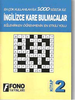 İngilizce Kare Bulmacalar 2. Kitap