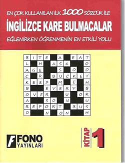 İngilizce Kare Bulmacalar 1. Kitap