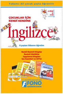 Çocuklar İçin İngilizce Seti (4 kitap + 3 CD)