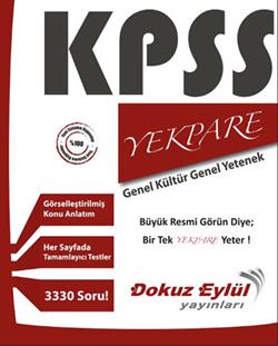 KPSS Genel Kültür Genel Yetenek Yekpare Evde Ders Çalışma Kitabı 2017