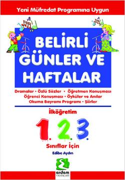 Belirli Günler ve Haftalar